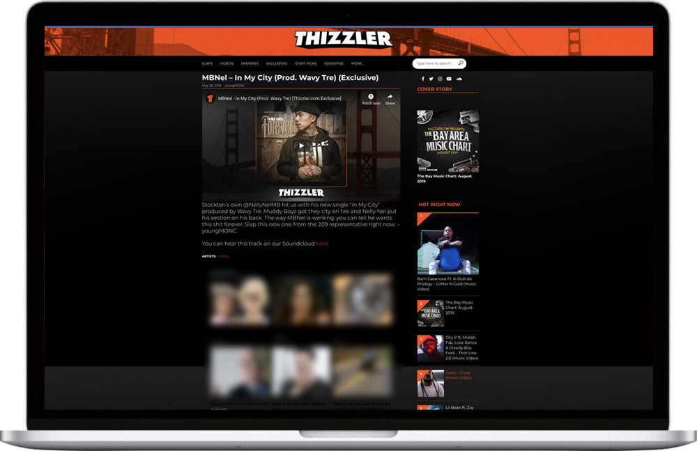 Thizzler.com Blog Placement